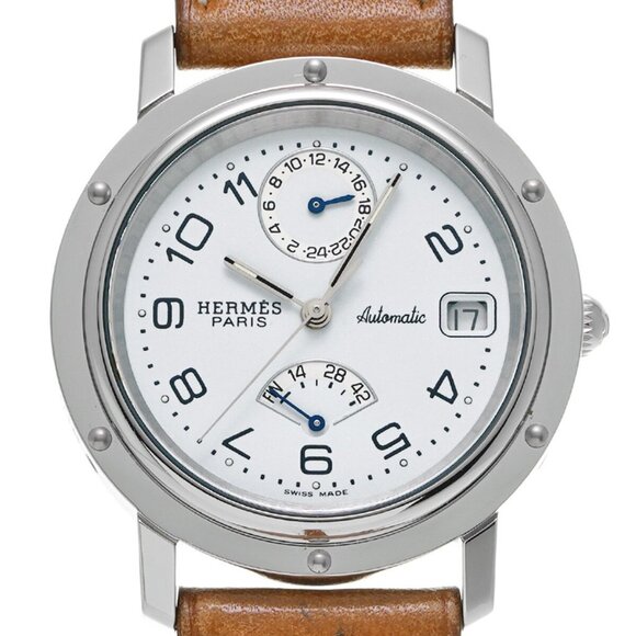 HERMES Clipper de Bourtour CL5.710 White/Blanc mens Watches Mechanical - Picture 1 of 7
